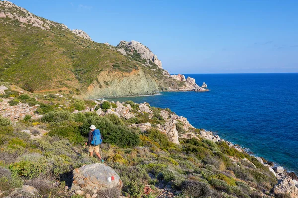 Beaux Paysages Sur Sentier Carian Mer Égée Turquie — Photo