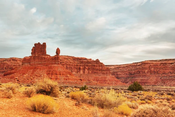 Formasi Batu Pasir Utah Amerika Serikat Indah Lanskap Yang Tidak — Stok Foto