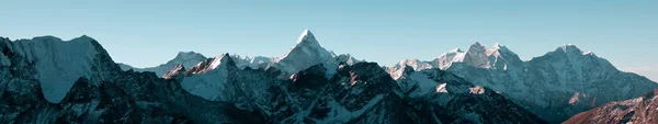 Montañas Región Sagarmatha Himalaya — Foto de Stock