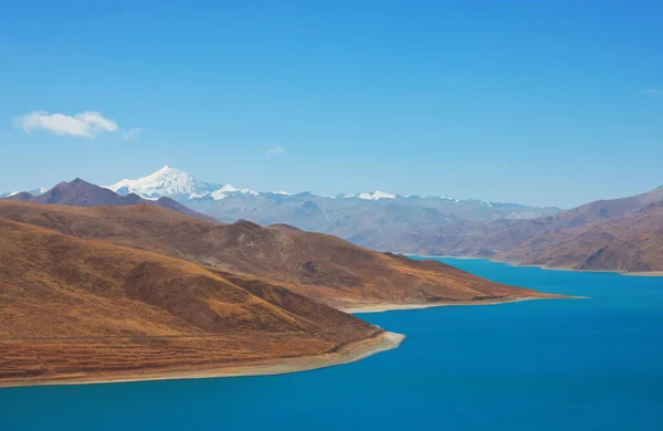 西藏美丽的自然景观 高山湖泊 — 图库照片