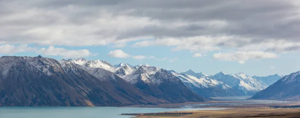 Increíbles Paisajes Naturales Nueva Zelanda Hermosas Montañas —  Fotos de Stock
