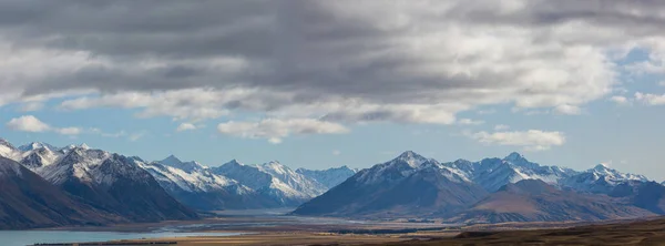 Increíbles Paisajes Naturales Nueva Zelanda Hermosas Montañas —  Fotos de Stock