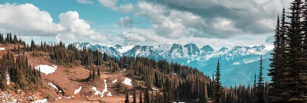 Image Lake Och Glacier Peak Washington Usa — Stockfoto