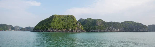 Belle Scogliere Naturali Long Bay Nel Golfo Del Tonchino Del — Foto Stock