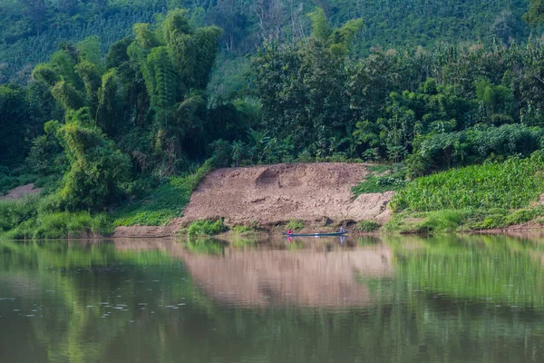 Beautiful Natural Landscapes Mekong River Laos — Stock Photo, Image