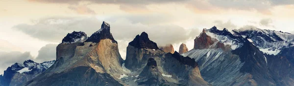 Beaux Paysages Montagne Dans Parc National Torres Del Paine Chili — Photo