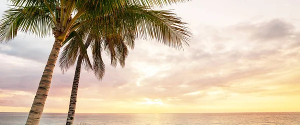 热带海滩上美丽的夏季风景 — 图库照片