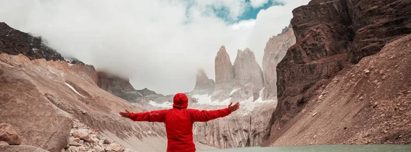 Beaux Paysages Montagne Dans Parc National Torres Del Paine Chili — Photo