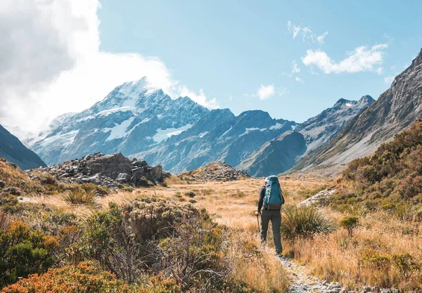 Increíbles Paisajes Naturales Nueva Zelanda Hermosas Montañas —  Fotos de Stock