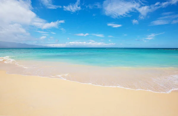 Luxusstrand Der Meeresküste Urlaub Und Urlaubskonzept Tropischer Strand — Stockfoto