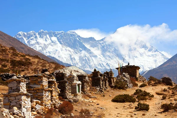 Montañas Región Sagarmatha Himalaya — Foto de Stock