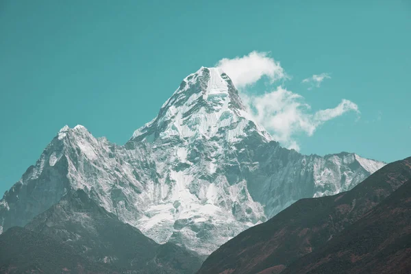 Sagarmatha Bölgesindeki Dağlar Himalaya — Stok fotoğraf