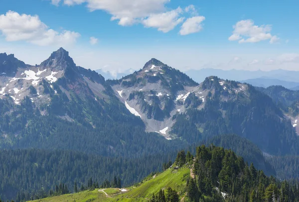 Vacker Bergstopp Norra Cascade Range Washington Usa — Stockfoto