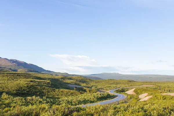 Naturskön Väg Bergen Resebakgrund — Stockfoto