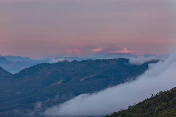 Schöner Vulkan Cerro Verde Nationalpark Salvador Bei Sonnenuntergang — Stockfoto