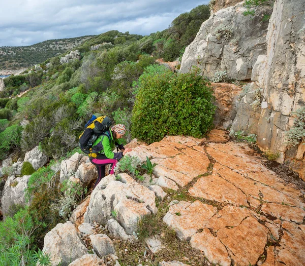 Beaux Paysages Naturels Turquie Montagnes Voie Lycienne Est Célèbre Parmi — Photo