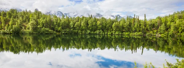 Békesség Tava Alaszkai Tundrán — Stock Fotó