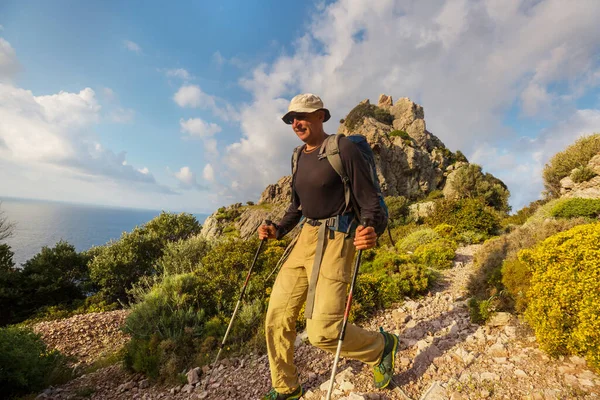 Prachtige Landschappen Carian Trail Egeïsche Zee Turkije — Stockfoto