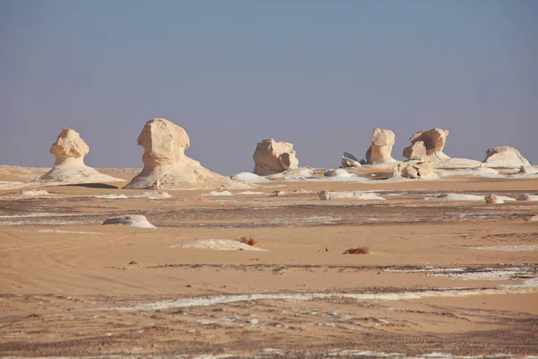 Beautiful Chalk Formation White Desert Egypt Africa — Stock Photo, Image