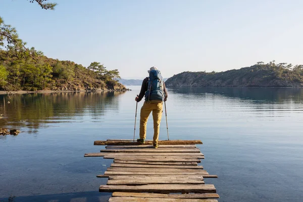 Prachtige Landschappen Carian Trail Egeïsche Zee Turkije — Stockfoto