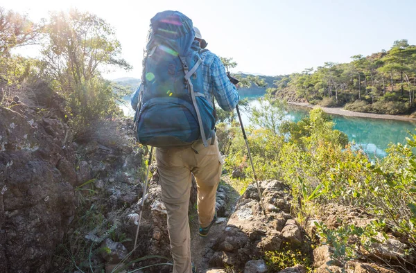 Prachtige Landschappen Carian Trail Egeïsche Zee Turkije — Stockfoto