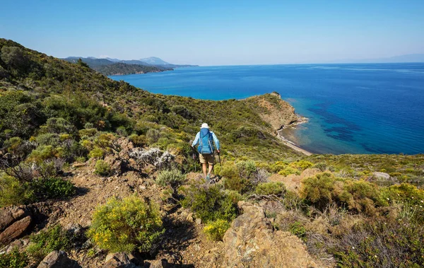 Beaux Paysages Sur Sentier Carian Mer Égée Turquie — Photo