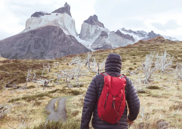 Randonnée Dans Les Montagnes Patagonie Argentine — Photo