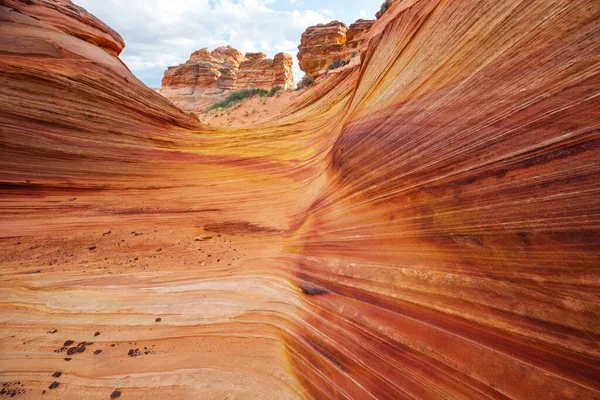 Fala Arizona Vermillion Cliffs Park Stanowy Paria Canyon Usa Niesamowite — Zdjęcie stockowe