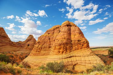 Vermillion Cliffs Vahşi Doğa Bölgesi, Utah ve Arizona 'dan Çakal Buttes.
