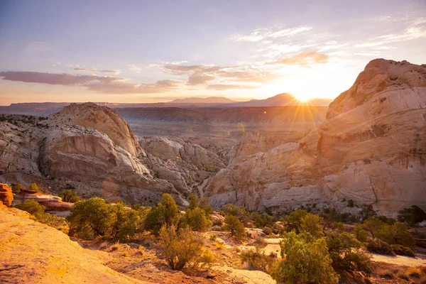 Unusual Natural Landscapes Capitol Reef National Park Utah — Stock Photo, Image