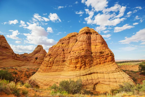 Coyote Buttes Vermillion Útesy Wilderness Oblasti Utah Arizona — Stock fotografie