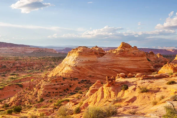 Sandsteinformationen Utah Usa Schöne Ungewöhnliche Landschaften — Stockfoto