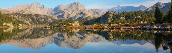 Túrázás Wind River Range Wyoming Usa Őszi Szezon — Stock Fotó