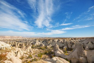 Türkiye 'nin ünlü Kapadokya kentinde alışılmadık kaya oluşumu
