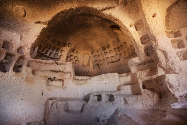 Antigua Cueva Interior Capadocia Turquía —  Fotos de Stock