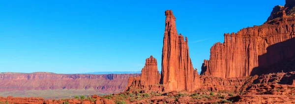 Fisher Towers Nello Utah Paesaggi Naturali Insoliti — Foto Stock