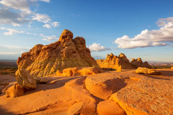 Formações Arenito Utah Eua Lindas Paisagens Incomuns — Fotografia de Stock