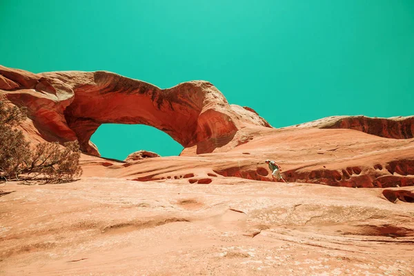 Formação Arcos Naturais Colorado Eua — Fotografia de Stock