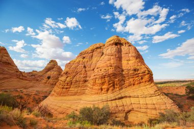 Vermillion Cliffs Vahşi Doğa Bölgesi, Utah ve Arizona 'dan Çakal Buttes.