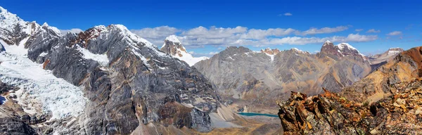 Bellissimi Paesaggi Montani Cordillera Blanca Perù Sud America — Foto Stock