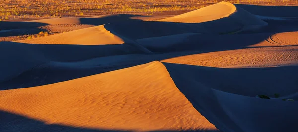 Dune Sabbia Incontaminate Nel Deserto Remoto — Foto Stock