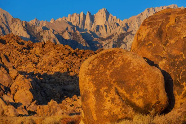 Whitney Krajina Východním Sierra Kalifornie Usa Krásné Přírodní Pozadí — Stock fotografie