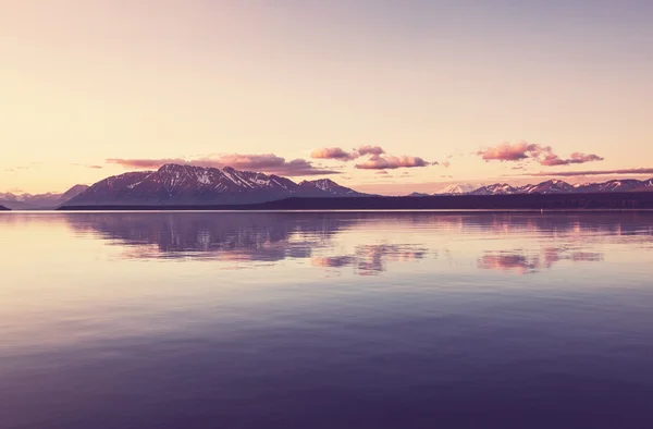 Sjön i alaska — Stockfoto