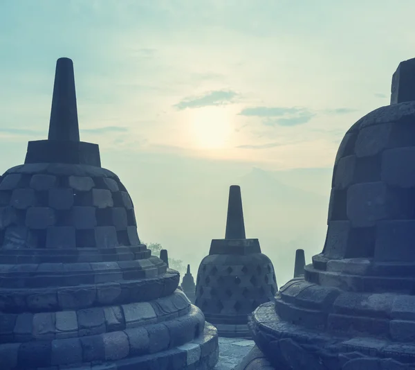 Borobudur tempel — Stockfoto