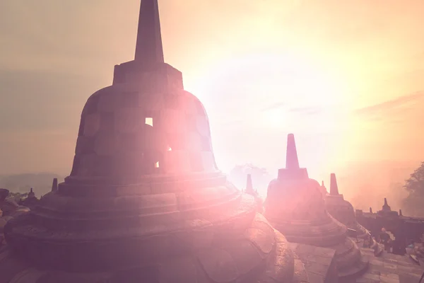 Borobudur tempel — Stockfoto
