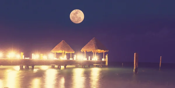 Playa Noche escena —  Fotos de Stock
