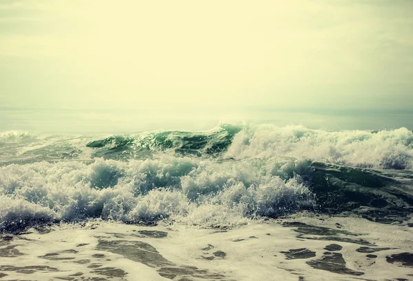 Wave on   beach — Stock Photo, Image