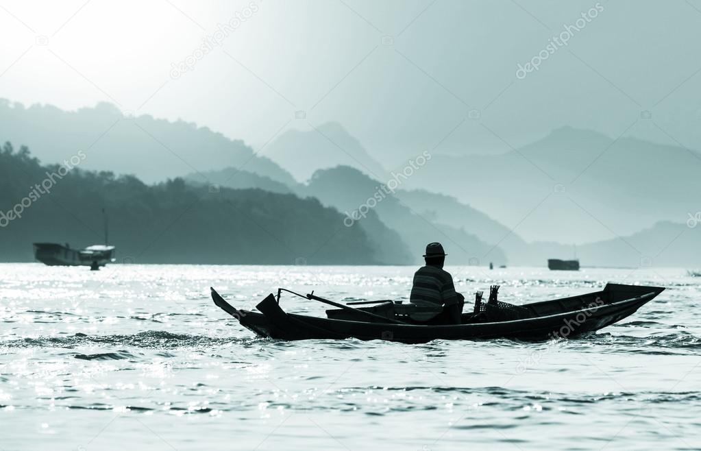 Boat in Laos
