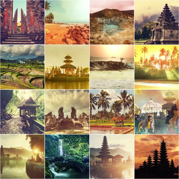 Indonesia collage — Stock Photo, Image