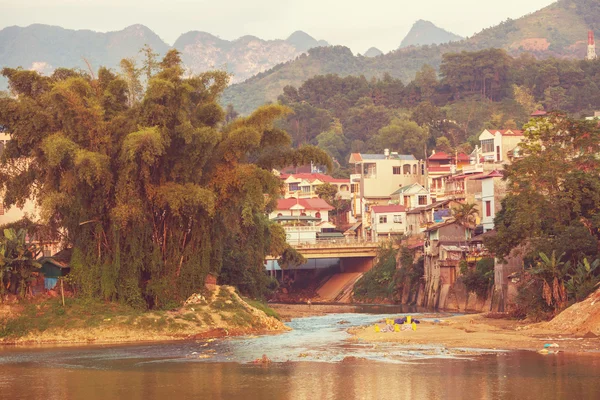 Vila no Vietnã — Fotografia de Stock